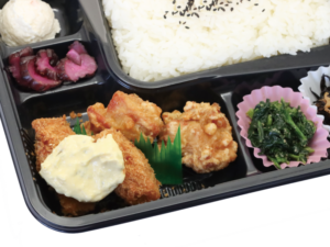 カキフライ＆唐揚げ弁当