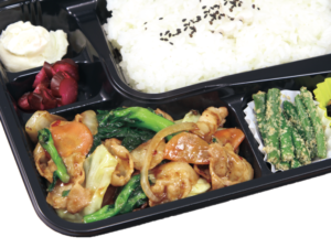 【春の限定】３月限定・豚肉と菜の花のみそ炒め弁当