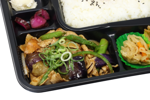 豚肉と夏野菜のみそ炒め弁当