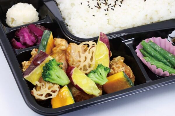 秋野菜の和風あんかけ唐揚げ