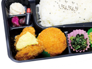 カキフライ＆牛すき焼きコロッケ弁当