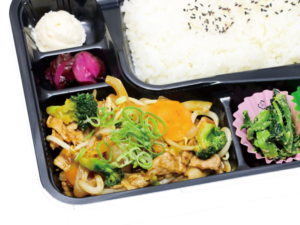 豚肉とブロッコリーのうま辛炒め弁当