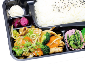 豚肉とブロッコリーのオイスターソース炒め弁当
