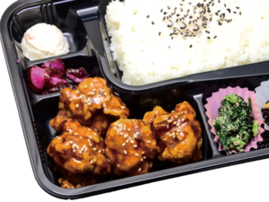 ごはん屋【春の限定メニュー】マヌルカンジャンチキン弁当